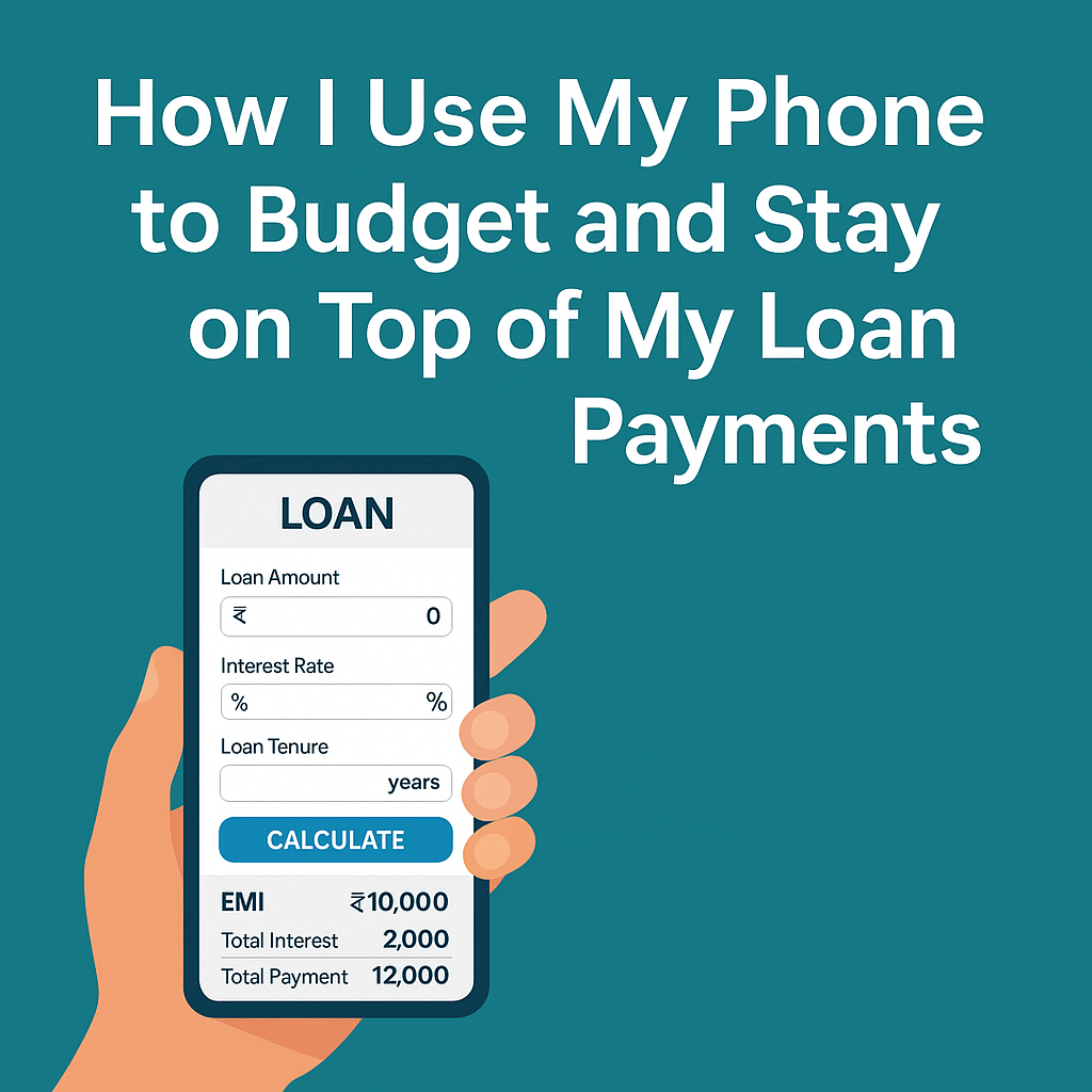 How I Use My Phone to Budget and Stay on Top of My Loan Payments